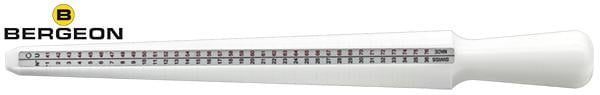Multi Gauged (British, Euro, Circumference & Diameter), Bergeon White