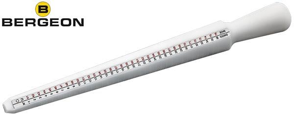 Multi Gauged (Euro, US, Circumference & Diameter), Bergon White