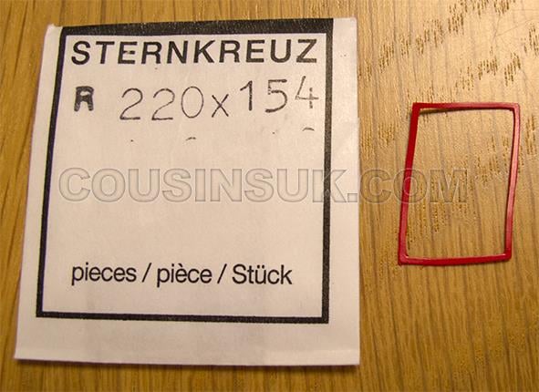 Rectangle (Flat), 22.00 x 15.40 x 0.40mm Gasket