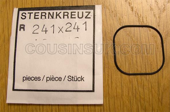 Square, Rounded Corners (O-Ring), 24.10 x 24.10 x 0.70mm Gasket