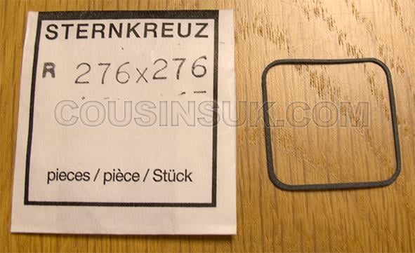 Square (Flat), 27.60 x 27.60 x 0.50mm Gasket
