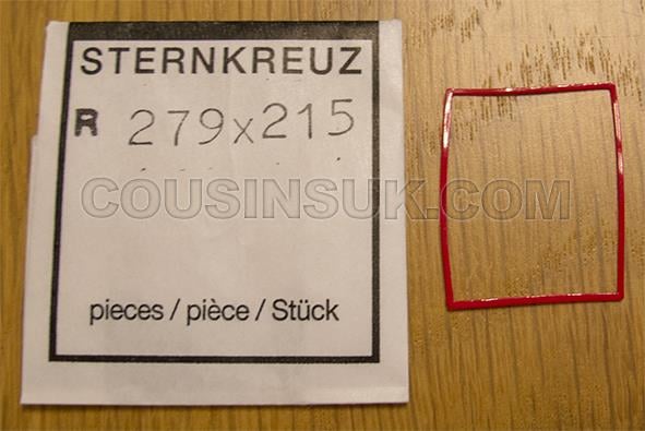 Rectangle (Flat), 27.90 x 21.50 x 0.40mm Gasket