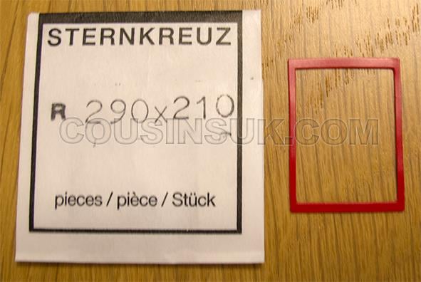Rectangle (Flat), 29.00 x 21.00 x 0.40mm Gasket