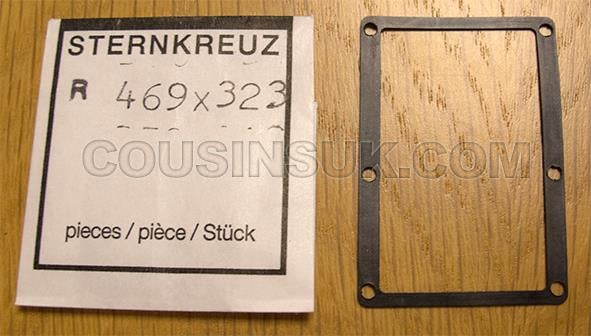 Rectangle (Flat), 46.90 x 32.30 x 0.50mm Gasket