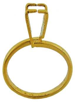 Display Holder for Gemstones, Gold Colour, 2 to 5 Carat