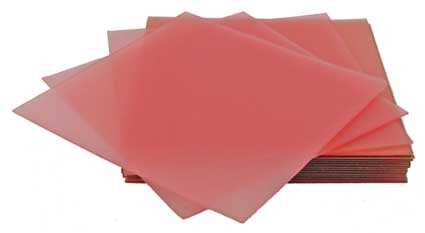 (Pink) 20 Gauge (0.80mm Thick) 100 x 100mm