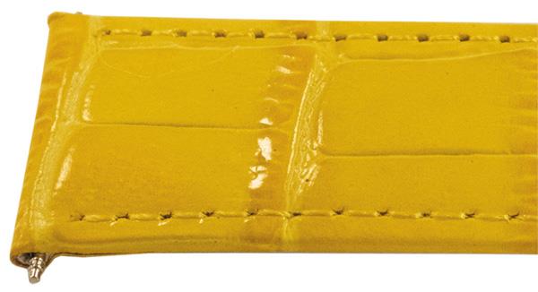 Gold 22mm (20mm) Croc Grain