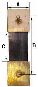B = 27.50mm (A = 12.0mm & C = 14.0mm), Indian