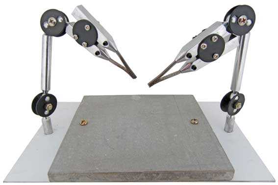 Soldering Stand with Third Hand, Double Clamps