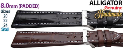 Stitched White - Genuine (for Breitling)