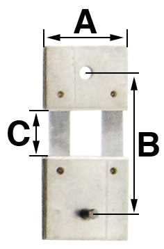 B = 13.0mm (A = 8.0mm & C = 4.0mm)