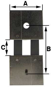 B = 16.0mm (A = 12mm & C = 5.5mm)