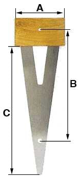 B = 31.0mm (A = 14mm & C = 36.0mm)
