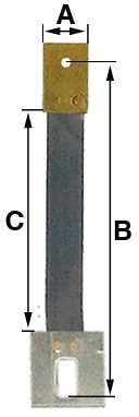 B = 32.5mm (A = 5.0mm & C = 22.0mm)