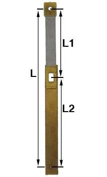 L = 60mm (L1 = 26mm & L2 = 34mm)