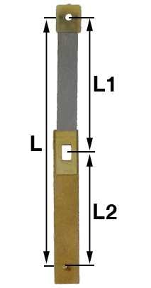 L = 49mm (L1 = 26mm & L2 = 23mm)