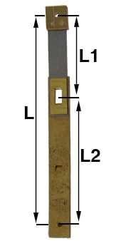 L = 49mm (L1 = 19mm & L2 = 30mm)