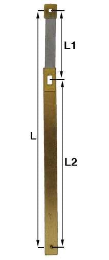 L = 88mm (L1 = 26mm & L2 = 62mm)