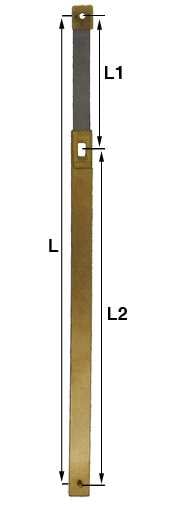 L = 107mm (L1 = 30mm & L2 = 77mm)