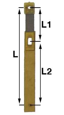 L = 45mm (L1 = 16mm & L2 = 29mm)