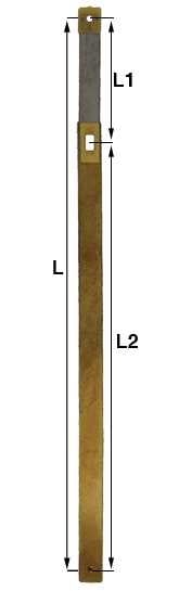 L = 115mm (L1 = 26mm & L2 = 89mm)