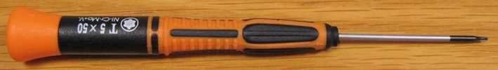 T5 (Ø1.42mm) Tork Screwdriver