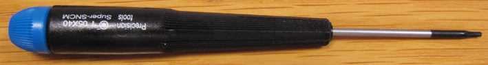 T5 (Ø1.42mm) Tork Screwdriver