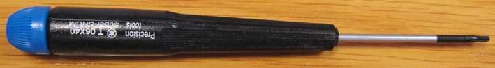 T6 (Ø1.70mm) Tork Screwdriver