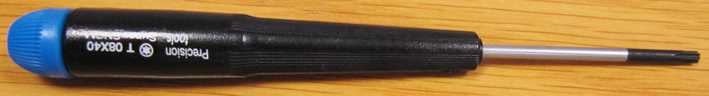 T8 (Ø2.31mm) Tork Screwdriver