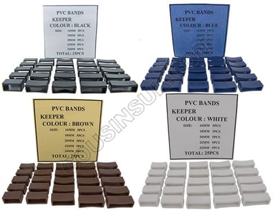 PVC Watch Strap Keepers