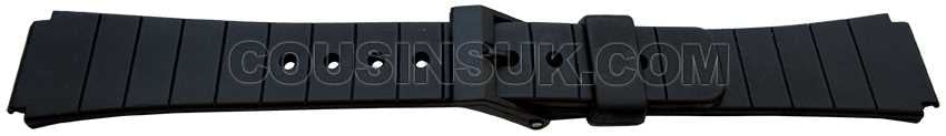 16mm (20mm) Black Buckle