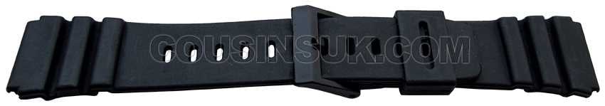 21mm (25mm) Black Buckles
