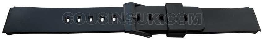 16mm (18mm) Black Buckle