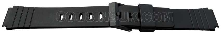 16mm (20mm) Black Buckle