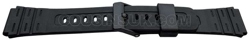 18mm (22mm) Black Buckle