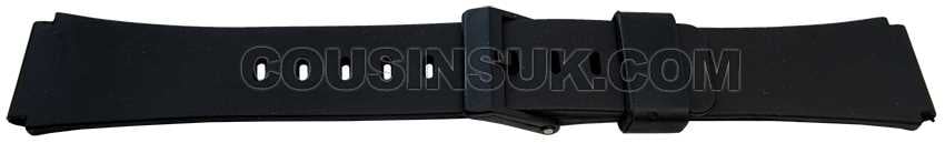 18mm (22mm) Black Buckle