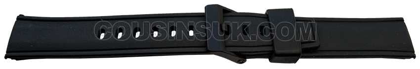15mm (18mm) Black Buckle