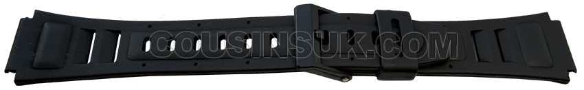 17mm (23mm) Black Buckle