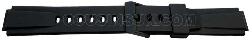 14mm (20mm) Black Buckle