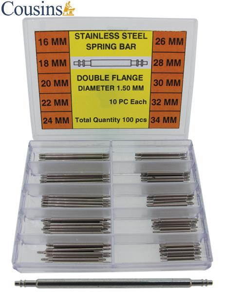 Double Flanged, 16 to 34mm