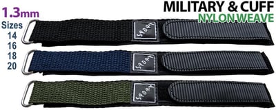 Velcro Style with Steel Ring, White Sport