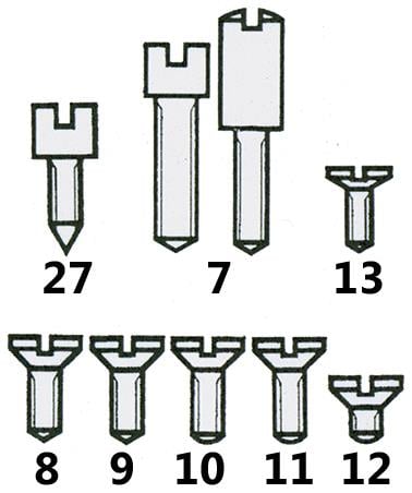 Balance Screws (Wristwatch) Assorted