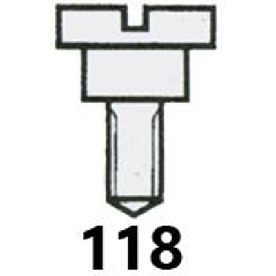 Shouldered Screws, Left Handed (Wristwatch) Graded