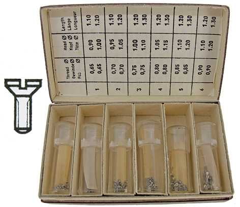 Upper Endpiece Screws, Polished Head & End (Diagram 168)