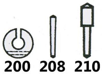 Hairspring Collets & Pins (Wristwatch)