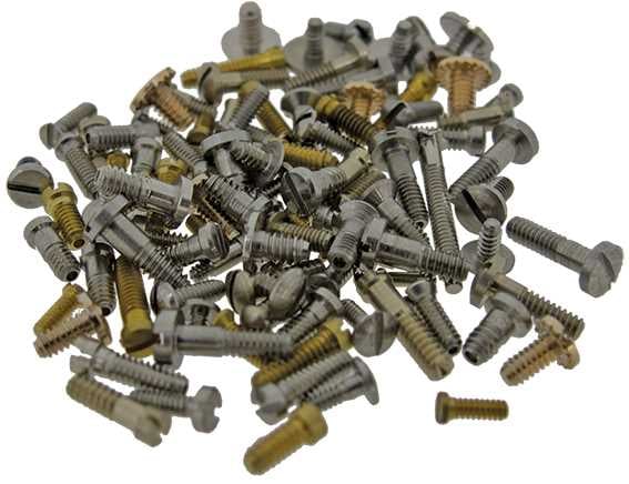 Spectacle Screws, Assortment