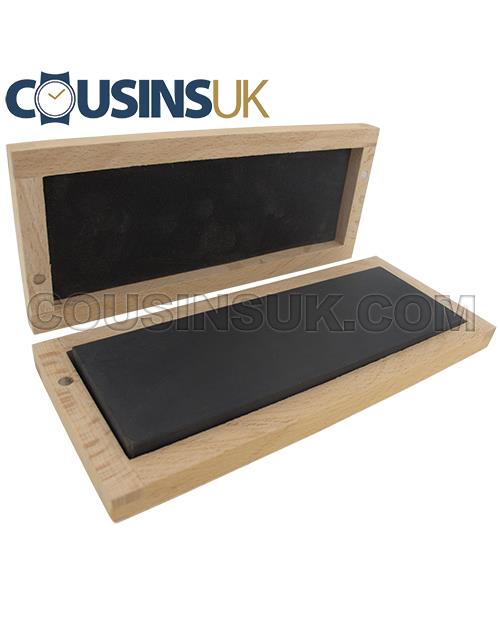 150 x 50 x 12mm Testing Stone - In Wooden Box
