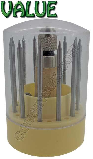 Beading / Grainer Tool Set of 12, Indian
