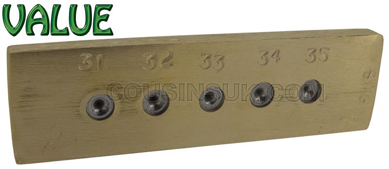 Value, Ø0.20 to 0.30mm (5 Holes)