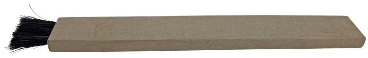 Natural Bristles, Flat Wooden Handle